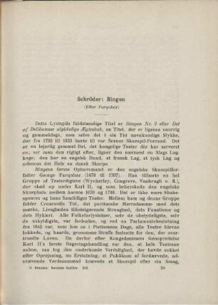 Schröder: Ringen (Efter Farquhar)