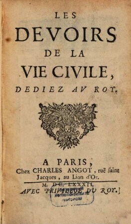 Les Devoirs de la vie civile