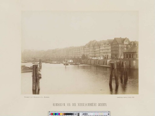 Kehrwieder von der Niederbaumbrücke aus gesehen