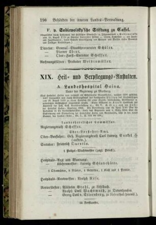 Heil- und Verpflegungs-Anstalten