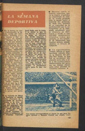 La semana deportiva