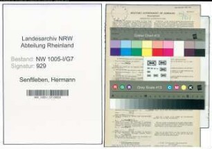 Entnazifizierung Hermann Senftleben , geb. 22.07.1897 (Postschaffner)