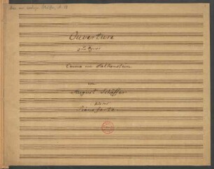 Emma von Falkenstein. Auszüge. Arr; pf 4hands; D-Dur