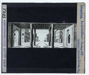 Di Giorgio Martini, Architektonische Perspektive (Berlin GG 1615)