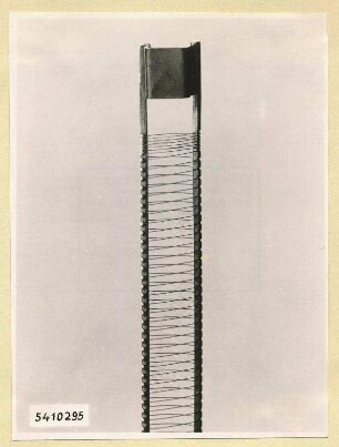 Gitter von Röhren 2, Foto 1954