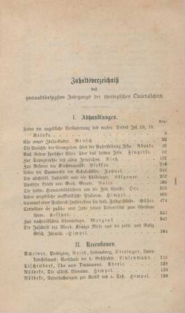 715-716 Inhaltsverzeichnis