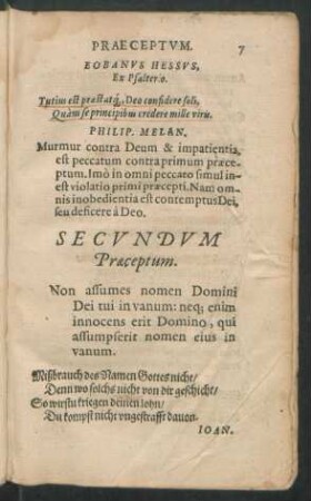 Secundum Praeceptum.