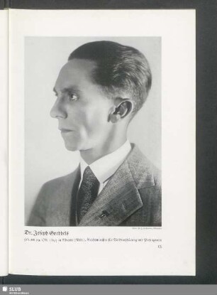 Dr. Joseph Goebbels