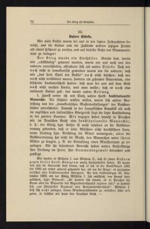 72-77, III. Unsere Stärke