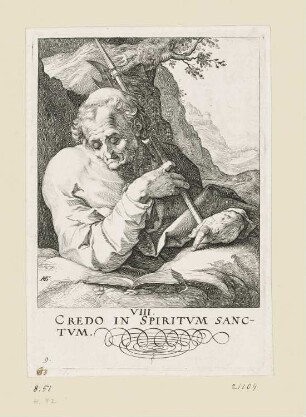 Heiliger Matthäus, Blatt 9 der Folge "Christus, die zwölf Apostel und der heilige Paul"