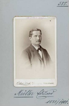 Müller, Eduard, Nationalliberale