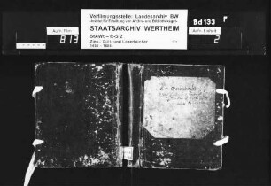 Kloster Bronnbachs Gült-, Zins- und Lagerbuch zu Marktheidenfeld, renoviert anno 1738 (mit Vornamenregister)