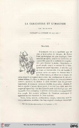2. Pér. 5.1872: La caricature et l'imagerie en Europe pendant la guerre de 1870-1871, [2], France