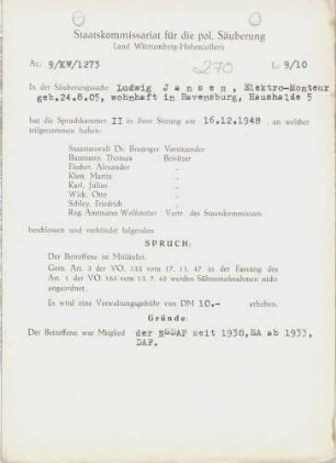 Jansen, Ludwig