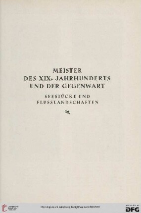 Seestücke und Flusslandschaften