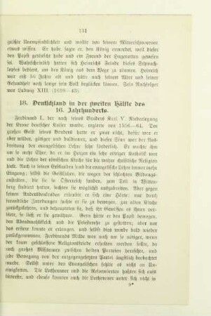 18. Deutschland in der zweiten Hälfte des 16. Jahrhunderts