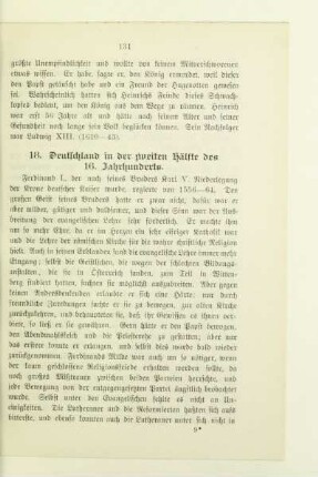 18. Deutschland in der zweiten Hälfte des 16. Jahrhunderts