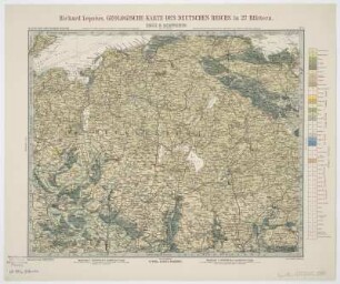 Karte von Schwerin und Umgebung, 1:500 000, Kupferstich, 1914