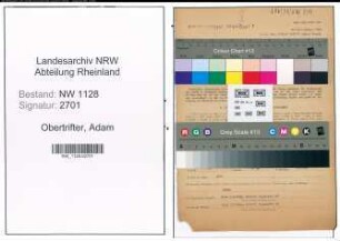 Entnazifizierung Adam Obertrifter , geb. 08.04.1891 (Polizist)
