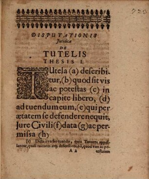 Disp. iur. de tutelis