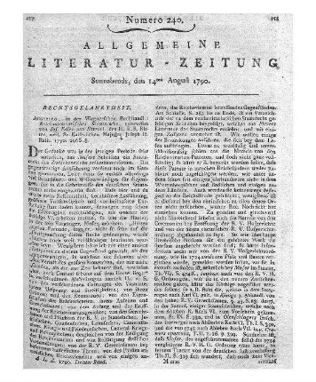 Les Principes du gouvernement, simplifiés et reduits à sept unités naturelles. [S.l.] 1789