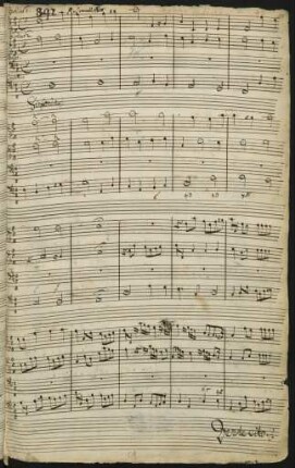 O quam felix quam serena; B, vl (2), bc