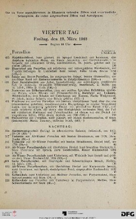 Porzellan, Nachtrag (Nr. 485-827)
