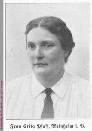 Porträt von Erika Pfaff