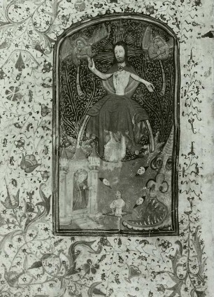 Illumination eines Gebetbuches, Das Jüngste Gericht