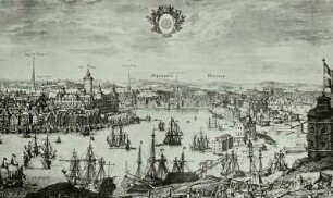 Schweden, Stockholm, Hafen, Stich 17. Jh.?