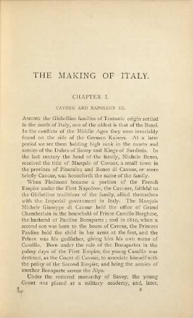 The making of Italy