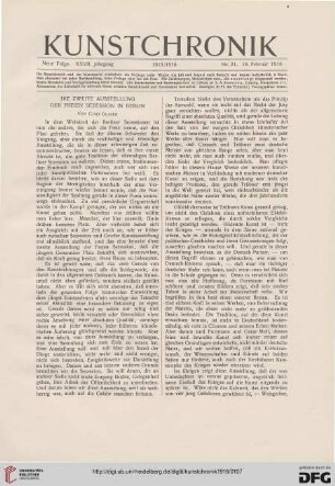 Heft 21 (18. Februar 1916)