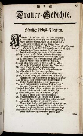 Trauer-Gedichte.