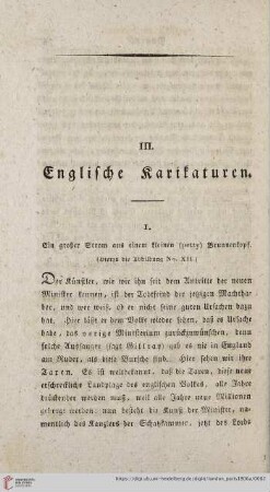 III. Englische Karikaturen
