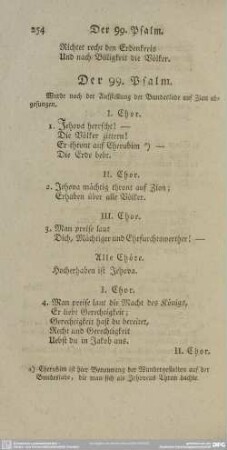 Der 99. Psalm