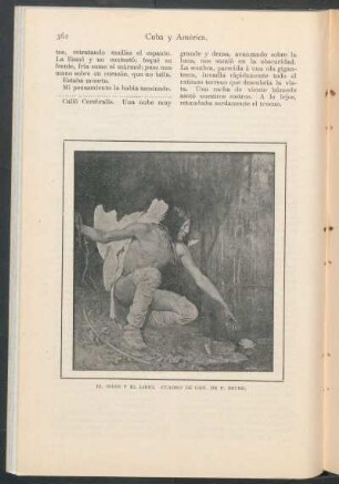 El indio y el lirio. [Cuadro] : [Grabado de Levytype]