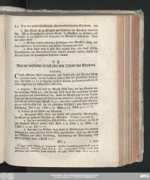 §. 3. Von der wirkenden Ursach oder dem Urheber des Glaubens.