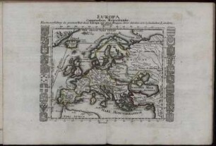 Europa. Compendiosa Repræsentatio.
