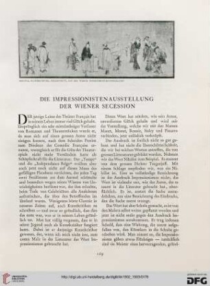 Die Impressionistenausstellung der Wiener Secession