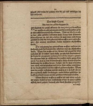 Das sechste Capitel. Wie man den zufällen begegnen sol