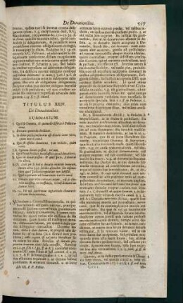 557-600, Titulus XXIV. De donationibus - Titulus XXVI. De testamentis & ultimis voluntatibus