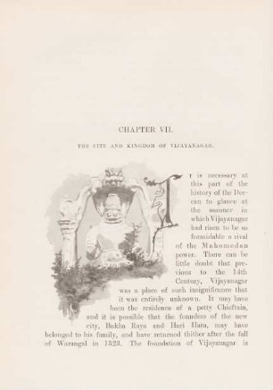 Chapter VII. The city and kingdom of Vijayangar