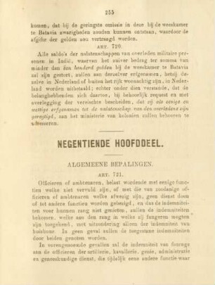 Negentiende hoofddeel. Algemeene bepalingen