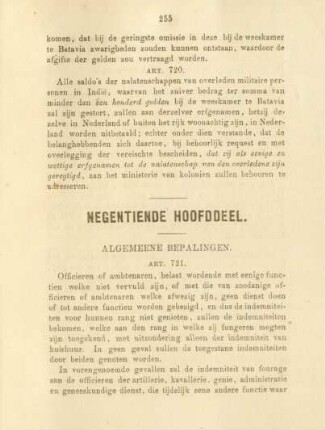 Negentiende hoofddeel. Algemeene bepalingen