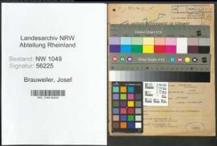 Entnazifizierung Josef Brauweiler , geb. 02.04.1896 (Landwirt)