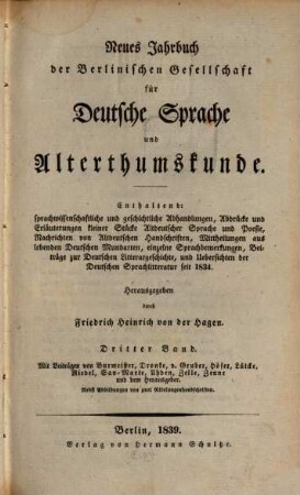 Germania. 3. 1839