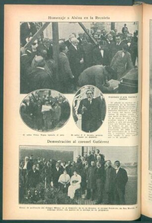 Demostración al coronel Gutiérrez
