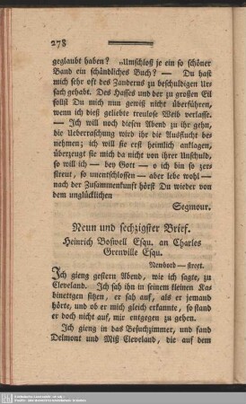 Neun und sechzigster Brief