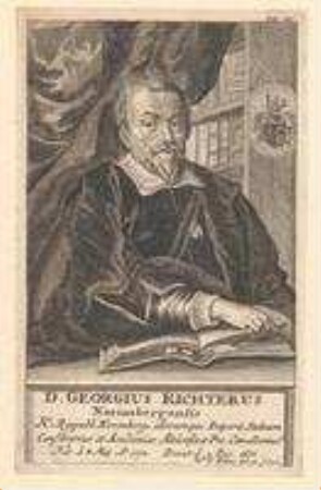 Dr. Georg Richter, Nürnberger, Ratskonsulent und Prokanzler der Universität Altdorf; geb. 4. Mai 1592; gest. 9. Dezember 1651