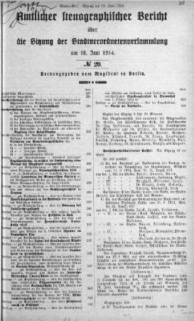 No. 20, 18.06.1914